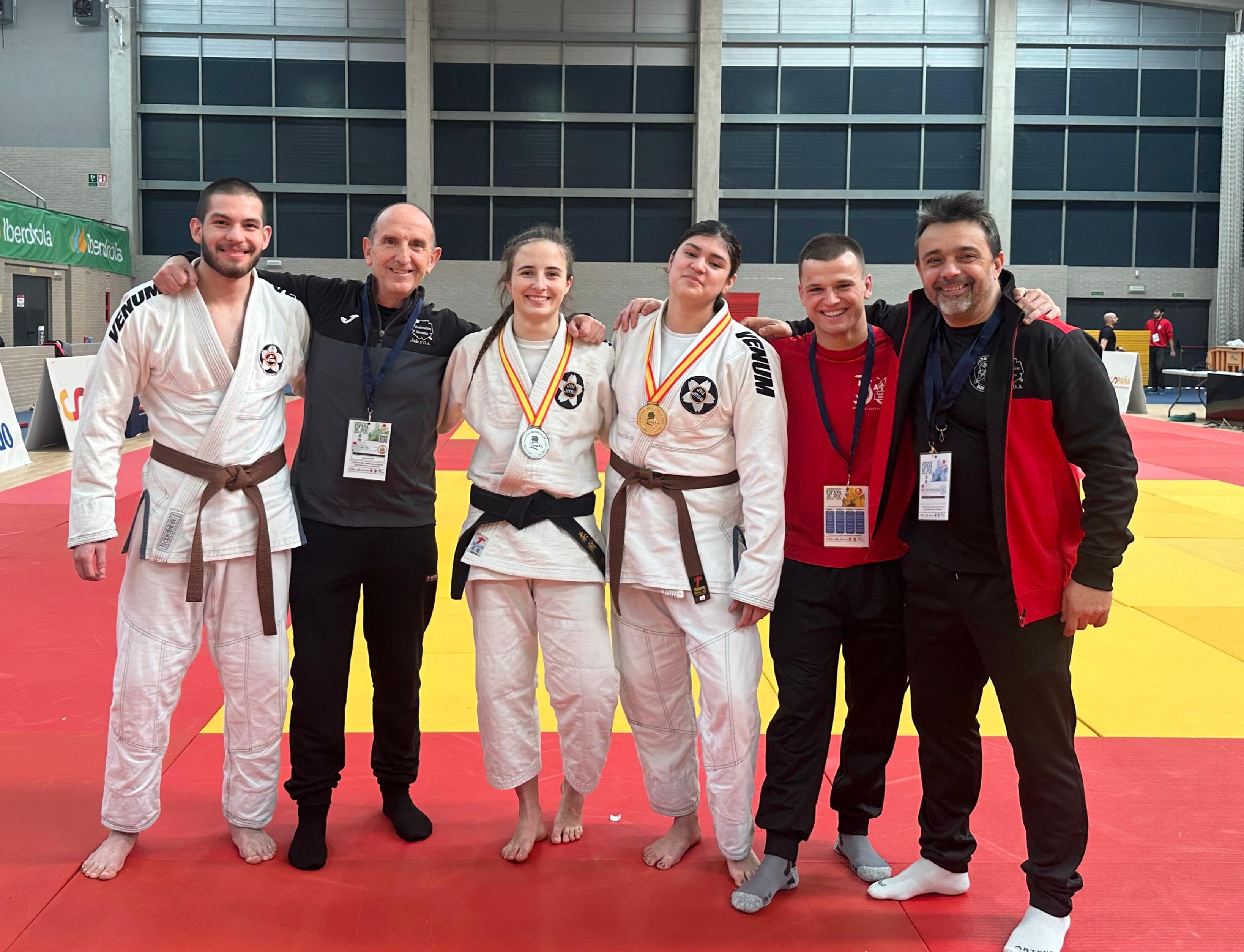 Dos medallas para el club Bertxarri en el Campeonato de Espa&ntilde;a Absoluto de Jiu-Jitsu